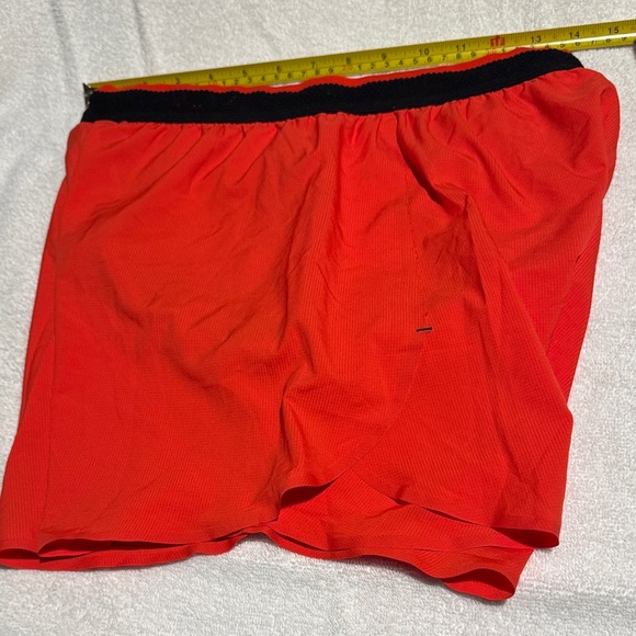 Orange Rabbit Athletic running Shorts with Black Waistband - Picture 8 of 8
